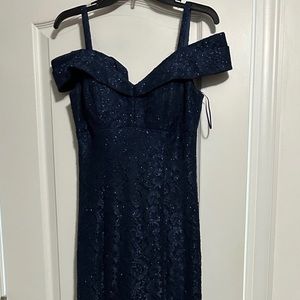Navy Blue Formal Gown